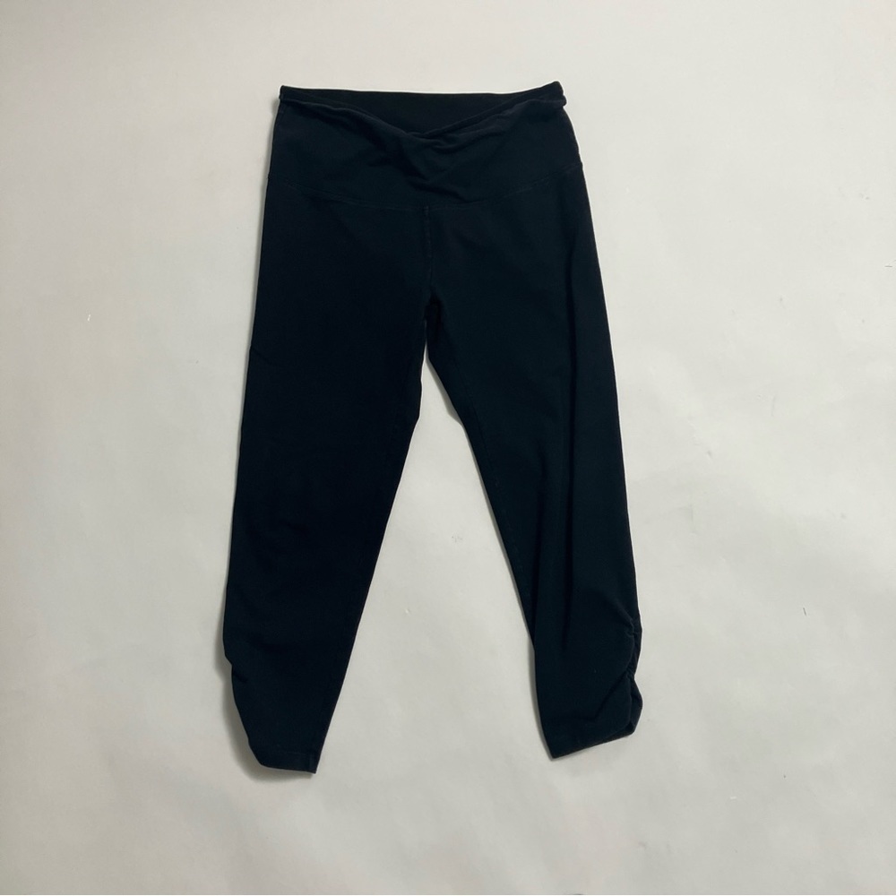SOFT SURROUNDINGS ruched leg capri leggings - Picture 1 of 6